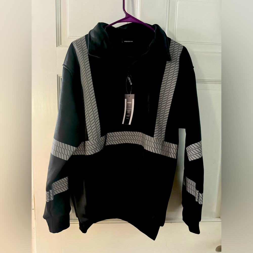Brand new men’s safety 1/4 zip pull over